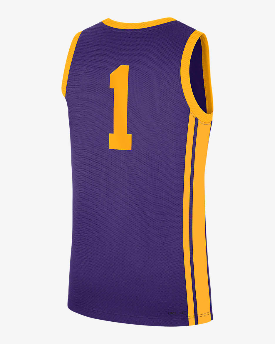 LSU Tigers Replica Men s Nike College Basketball Jersey. Nike